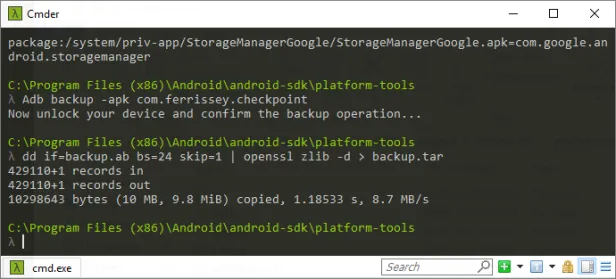 Backup Xiaomi Phone Data Using ADB