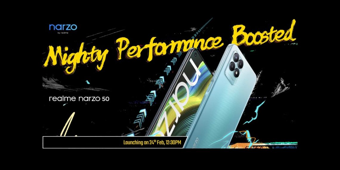Realme Narzo 50 Teaser