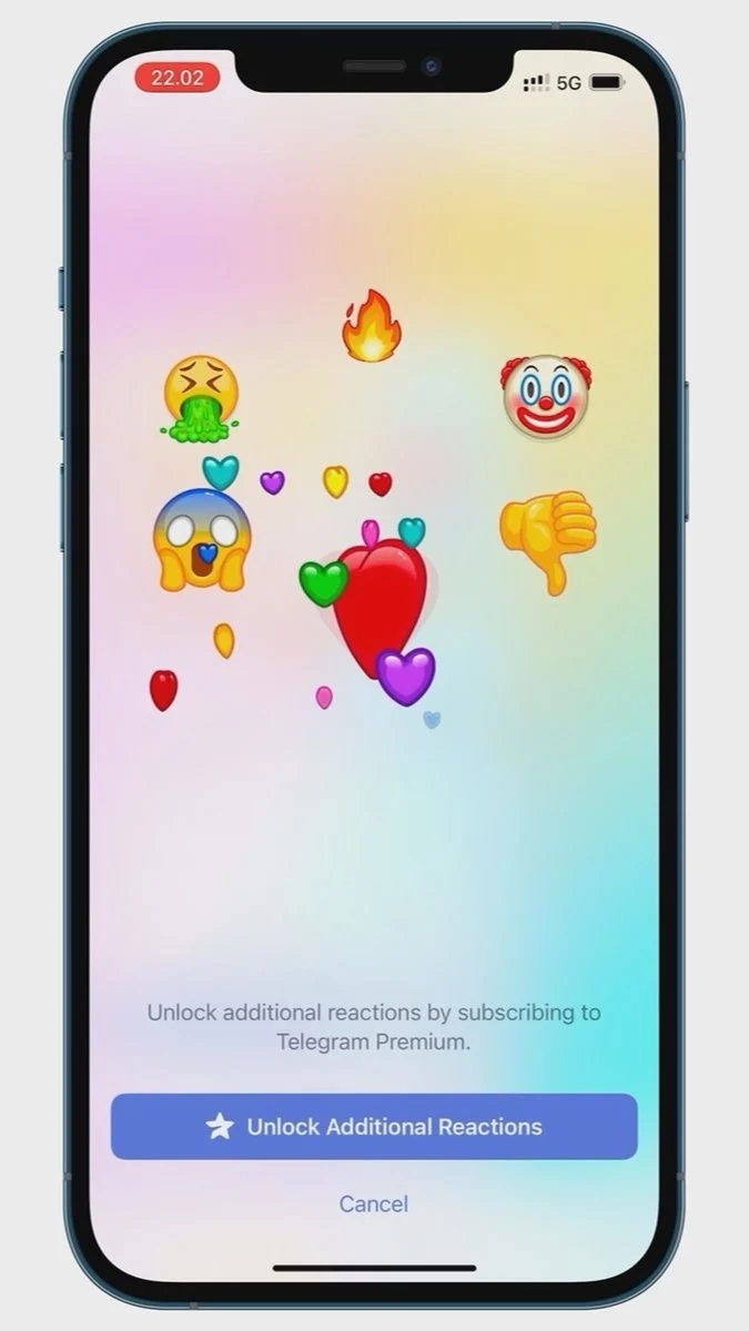 Telegram Premium iOS Beta Offers New Reaction Emoji And Stickers