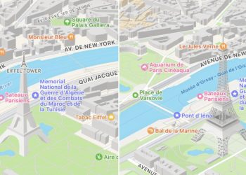 Apple Maps Eiffel Tower