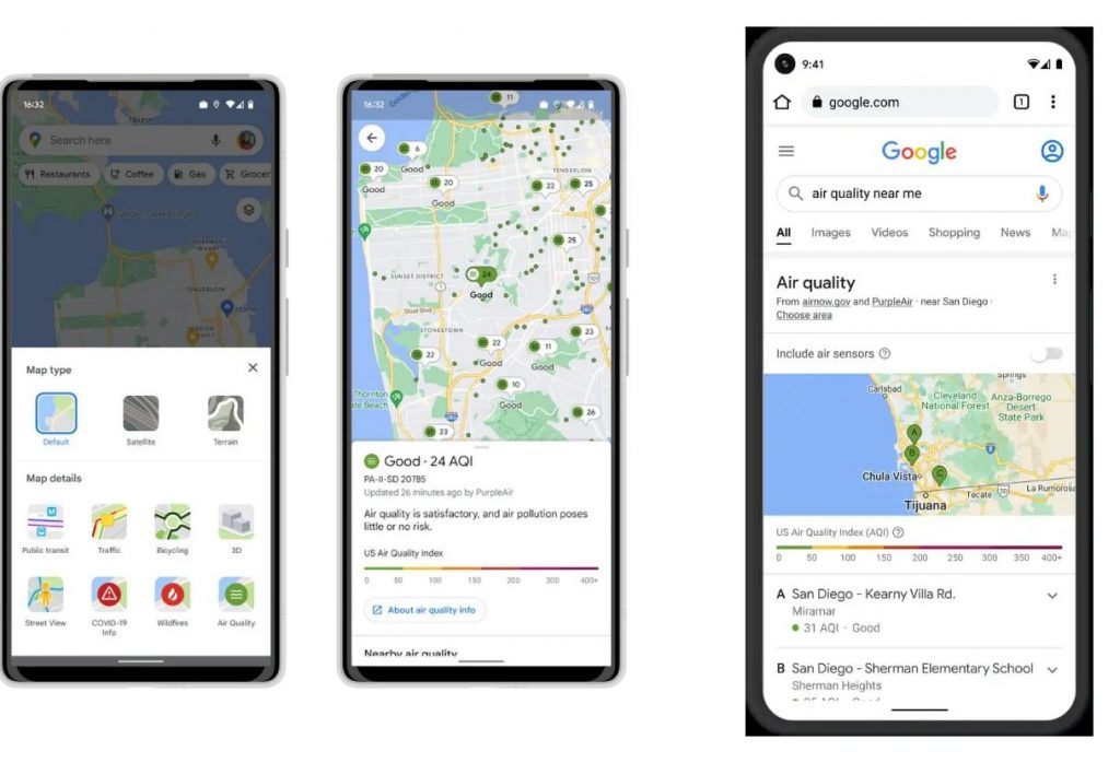 How To Check Air Quality Index (AQI) In Google Maps