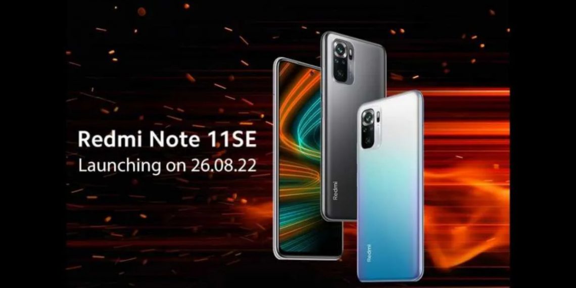 Xiaomi Redmi Note 11 SE Launch August 26th